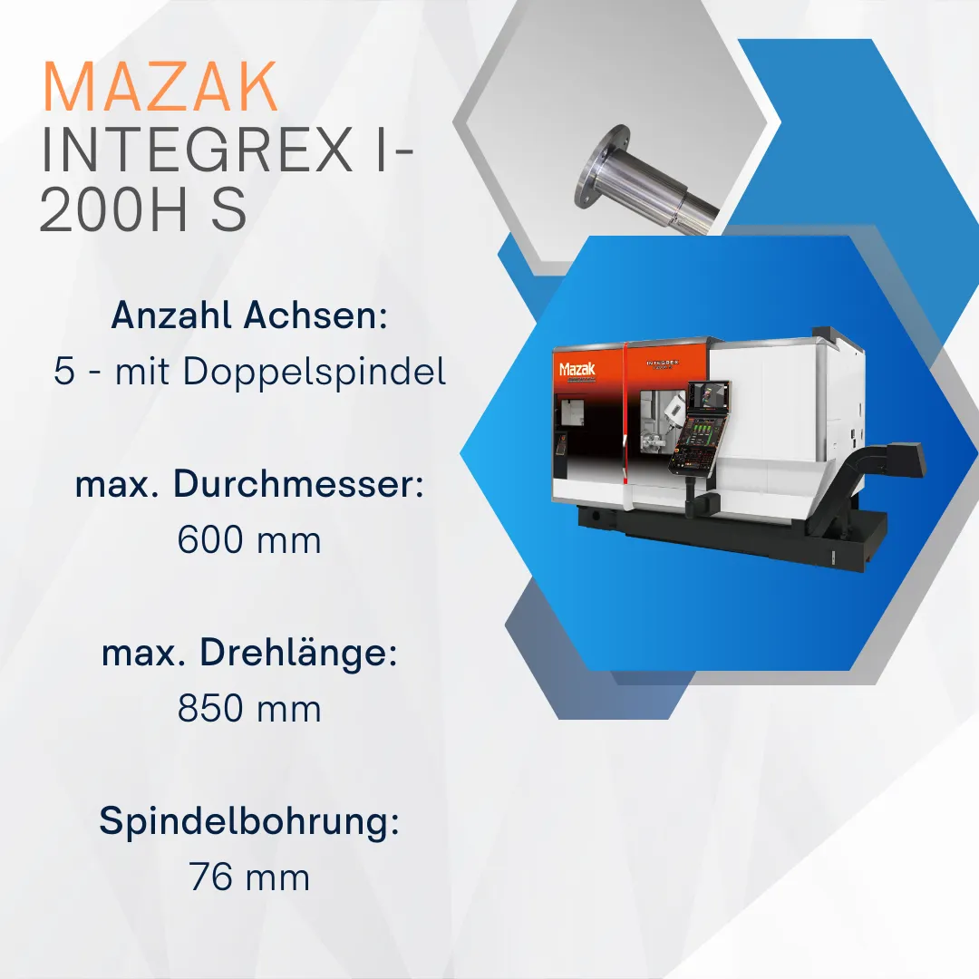 Integrex I-200H S - 5-Achs-Dre-Fräsmaschine mit Doppelspindel